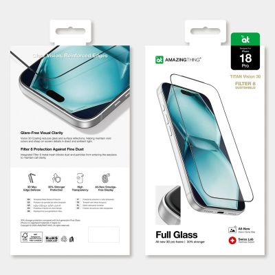 8. AmazingThing Titan Vision 30 Vollglas-Schutzfolie für iPhone 18 Pro
