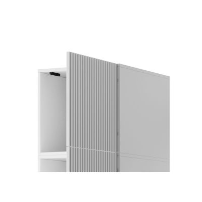 PAFOS 1D Kleiderschrank mit Aufsatz 45x55,5x45 weiß matt