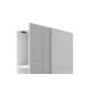 PAFOS 1D Kleiderschrank mit Aufsatz 45x55,5x45 weiß matt