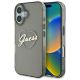 Guess IML Heart Hülle für iPhone 16 – Schwarz