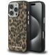 Karl Lagerfeld IML Leopard Pattern MagSafe Case für iPhone 16 Pro Max - Braun