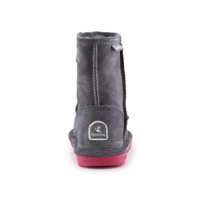 5. BearPaw Emma Kleinkind Zipper Jr 608TZ-903 Charcoal Pomberry Winterstiefel