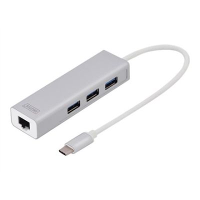 8. Digitus Hub USB 3.0 Typ-C™ mit Gigabit-Ethernet