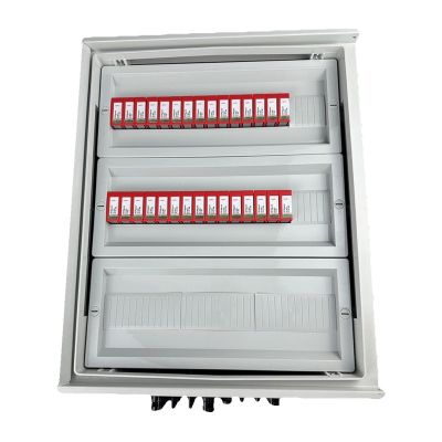 Hermetische IP66 EMITER DC-Anschlussverteileranlage mit Dehn 1000V Typ 2 DC-Überspannungsableiter, 10 PV-Strings, 10 MPPTs