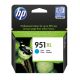 HP 951XL Cyan-Tintenpatrone, HP951XL=CN046AE, 1500 Seiten