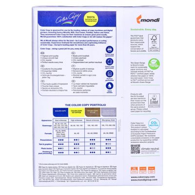 2. Mondi Color Copy 8687A20 Kopierpapier (A4; 200 g/m²; 250 Blatt; weißes Papier; satiniert)