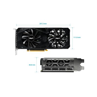 9. Palit RTX 3060 Infinity 2 OC 12 GB GDDR6 HDMI 3xDP