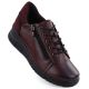 8. Bordeauxfarbene Damen-Lederschuhe mit Keilabsatz Vinceza 39964