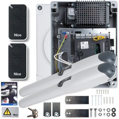 NICE WINGO 2024 24V-Set für zweiflügelige Tore (ohne Lichtschranken)