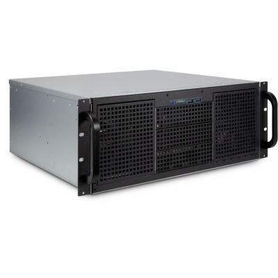 Inter-Tech 4U 40240 Rack-Servergehäuse Schwarz