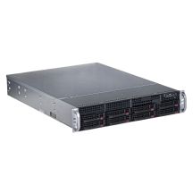SUPERMICRO CSE-825TQC-R802LPB SERVERGEHÄUSE (Schwarzes 2U SC825TQC SAS3 LP-Gehäuse mit rotem 800W Netzteil)