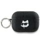 Karl Lagerfeld Monogram Choupette Head Case für AirPods Pro 2 – Schwarz