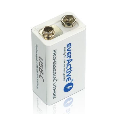 EVERACTIVE AKKU 6F22/9V LI-ION 550 mAh MIT USB TYP C EVHR22-550C