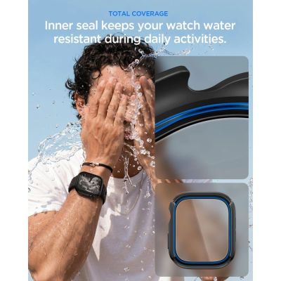 6. Spigen Thin Fit 360 Hülle für Apple Watch 42 Spigen – Schwarz
