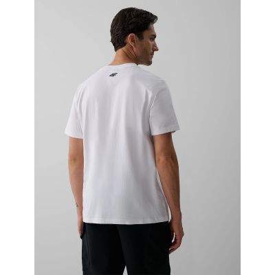2. Herren-T-Shirt mit Aufdruck, regulär, Größe 4F 4FKAW26TTSHM4476-10S