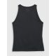 5. Ärmelloses, schmal geschnittenes Damen-T-Shirt, einfarbig, Größe 4F 4FRSS26TSLEF319-20S