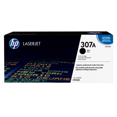 3. HP Schwarzer Toner HP 307A, HP307A=CE740A, 7000 Seiten