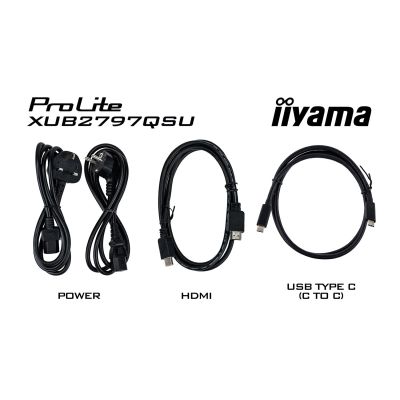 10. iiyama ProLite XUB2797QSU-W2 27-Zoll-Monitor – Flachbildschirm – 68,6 cm