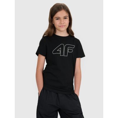 Mädchen-T-Shirt mit Aufdruck, regulär, Größe 4F 4FJWSS25TTSHF2176-20S