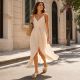 9. Damen-Sandalen mit goldener Blume, Filippo DS7891