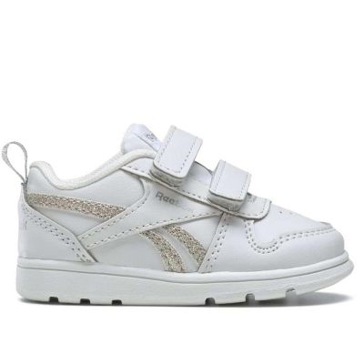 2. Reebok Royal Prime Kinder-Sportschuhe, weiße Sneakers mit Klettverschluss (GX1455)