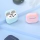 3. Hülle für AirPods 2 / AirPods 1 Silikon Softcover für Kopfhörer weiß (Hülle C)