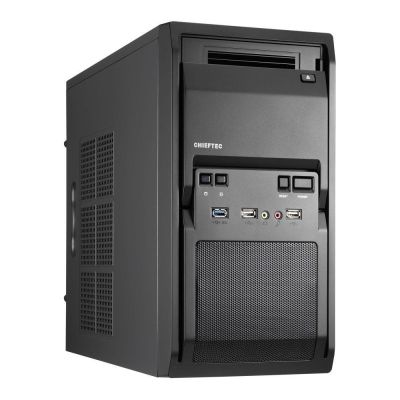 8. Chieftec LT-01B-350GPB Mini-Tower-Computer-Sicherheits- und Halterungssystem, Schwarz, 250 W