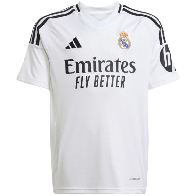2. adidas Real Madrid Heimtrikot 24/25 für Kinder, Weiß, JX2139