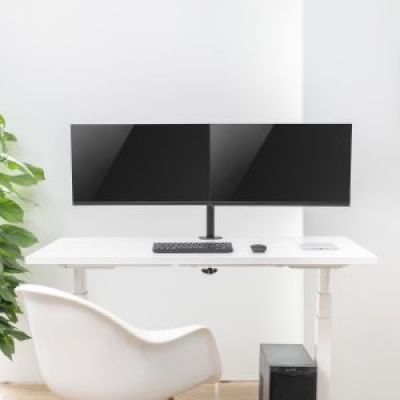 2. MACLEAN Tischhalterung für 2 LCD-Monitore MC-884