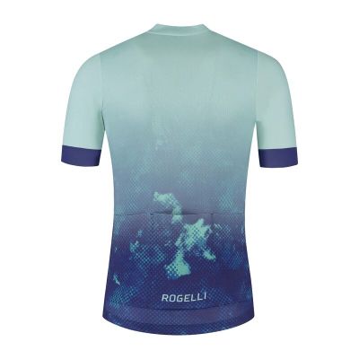 2. Rogelli NEBULA T-Shirt, blau und mintgrün, 3XL