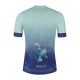 2. Rogelli NEBULA T-Shirt, blau und mintgrün, 3XL