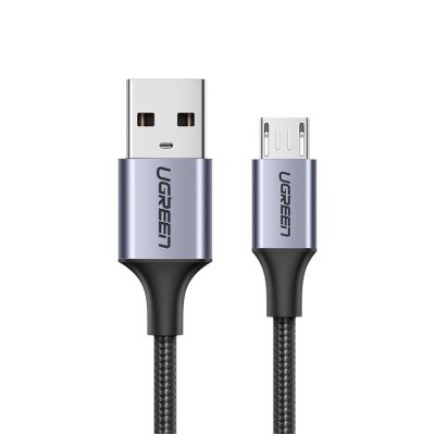 2. Ugreen US290 60146 USB-A/Micro-USB 2,4A-Kabel 1 m – grau