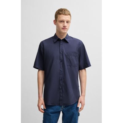 4. BOSS Relegant 6 Short M BLU Hemd (50537331-418)