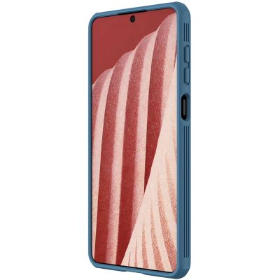 4. Nillkin CamShield Pro Case Gepanzerte Hülle Kameraschutz für Samsung Galaxy A73 Blau