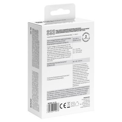 7. SAVIO LA-14 20W POWER DELIVERY 3.0 WANDLADEGERÄT, WEISS