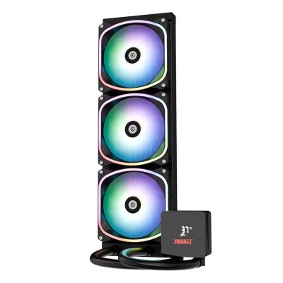 2. Enermax Aquafusion II 360-mm-Prozessor-All-in-One-Flüssigkeitskühler 12 cm Schwarz