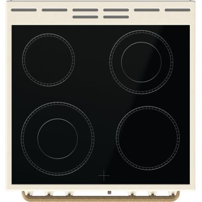 3. GORENJE GECS6B70CLI Retro-Elektroherd 60 cm | ExtraDampfgarfunktion | Heißluftfrittierfunktion | Gefrorenes Backen | Sahne
