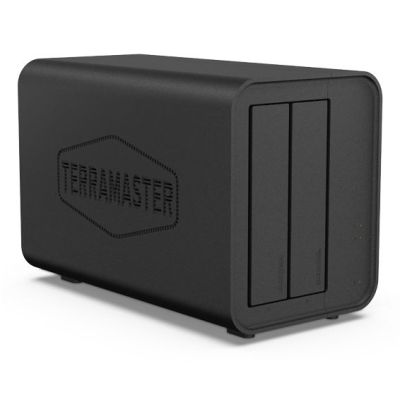 2. TerraMaster D5 HYBRID Desktop Black Disk Array