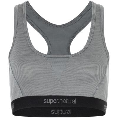2. Sport-BH Super.natural Tundra220 Semplice Bra – Cashmere Grey Melange, Größe: M
