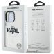8. Karl Lagerfeld IML Karl Sketch Logo MagSafe Hülle für iPhone 16 Pro - Transparent