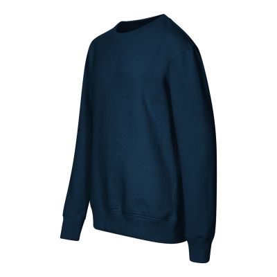 Kinder-Sweatshirt mit Rundhalsausschnitt (Marineblau)