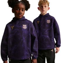 Nike FC Barcelona Kinder-Sweatshirt Schwarz und Lila IO4660 010