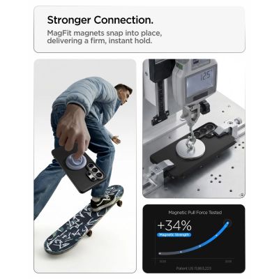 12. Spigen Thin Fit Mag MagSafe Hülle für Samsung Galaxy S26 Ultra – Schwarz