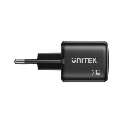 3. UNITEK 2X GAN Wandladegerät USB-C & USB-A 20W Schwarz