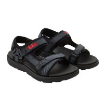 Lee Cooper Herrenschuhe Klettverschluss-Sandalen für den Sommerstrand, hellblau/schwarz