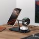 7. Tech-Protect QI15W-A45 3-in-1-Wireless-Ladegerät mit MagSafe für Apple -Geräte – Schwarz