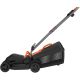 2. Black & Decker BEMW351-QS Rasenmäher, Standard-Rasenmäher, Schwarz, Orange