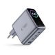 2. Tech-Protect PowerVision NC140W-GaN 4-Port PD 140W / QC3.0 Wandladegerät – Dunkelgrau