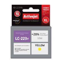 Activejet AB-223YN Tinte (ersetzt Brother LC223Y; Supreme; 10 ml; gelb)