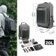 3. Rockbros H51 Fahrradrucksack mit Solarpanel – Schwarz